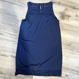 Women’s Sleeveless Dress by Apt. 9 Sz M Navy Blue like new